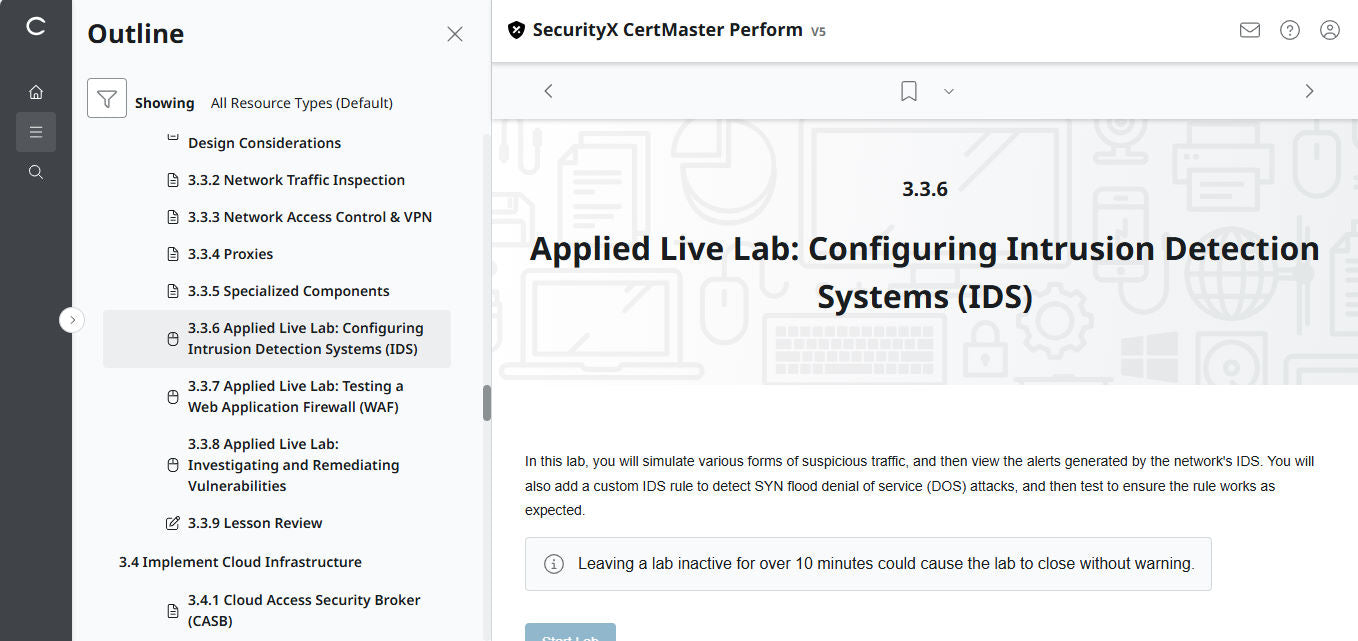 CompTIA CertMaster Perform – SecurityX CASP+ CAS-005 Individual License